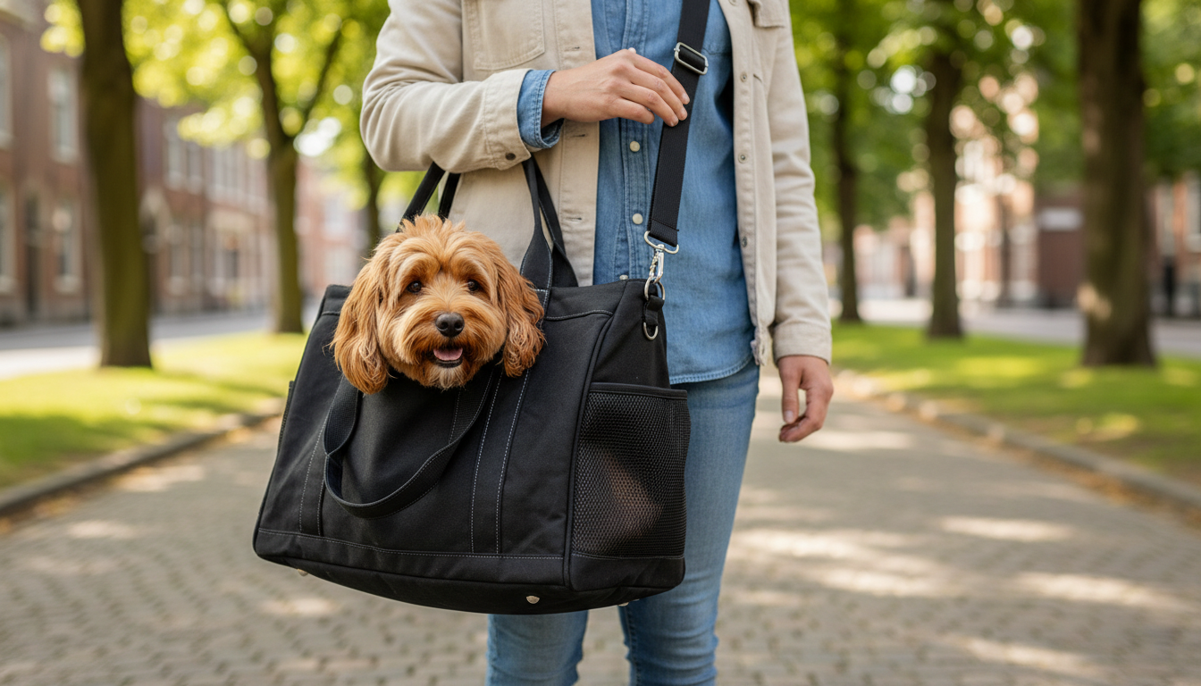 Tote'n'Go Dog Carrier - Comfortable Travel for Small and Medium Dogs