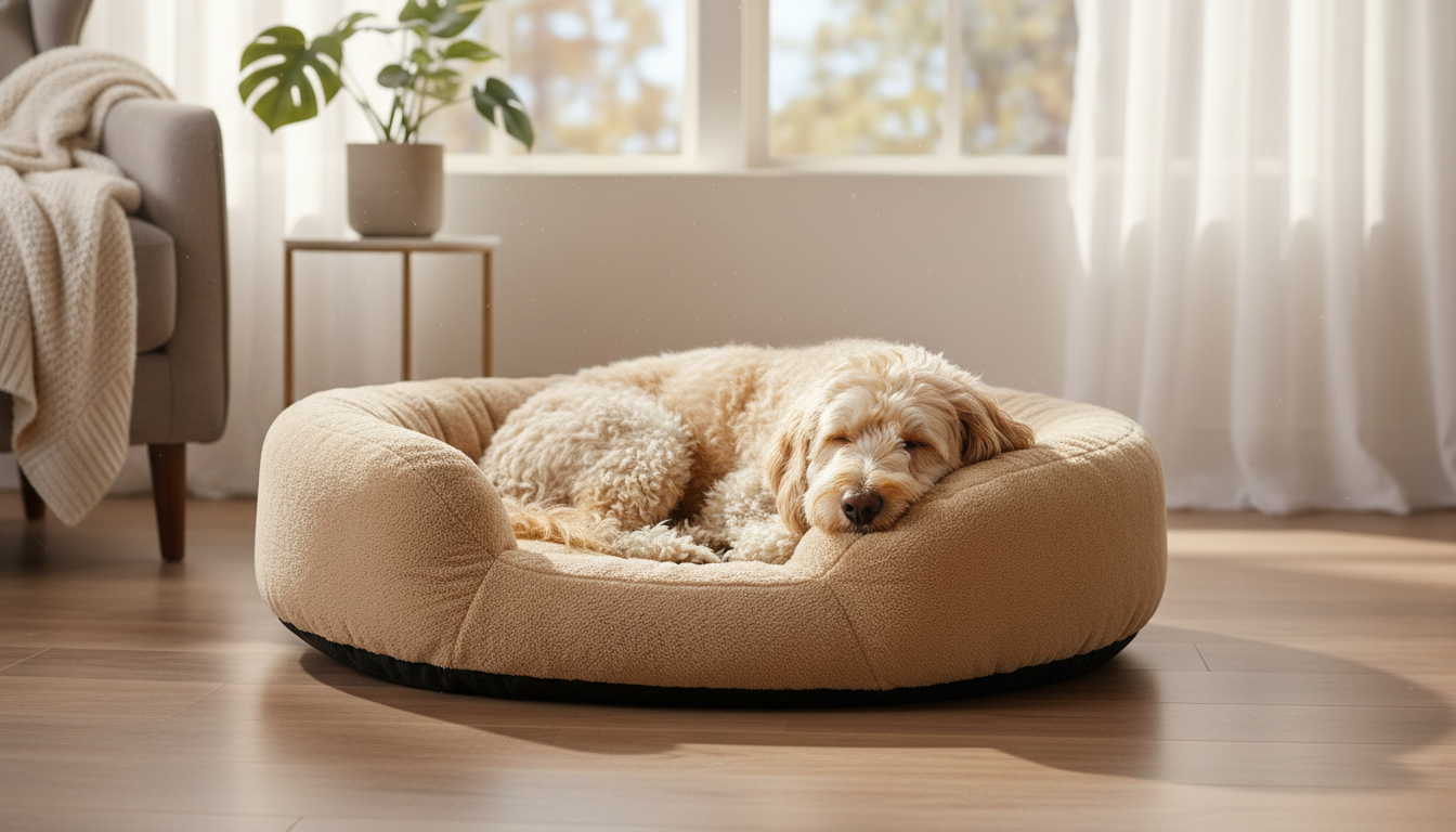 Calming Dog Bed: Secure and Plush Sanctuary for Dogs