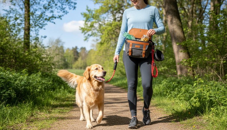 Dog Walking Bag “Gray Rover” King Wuff