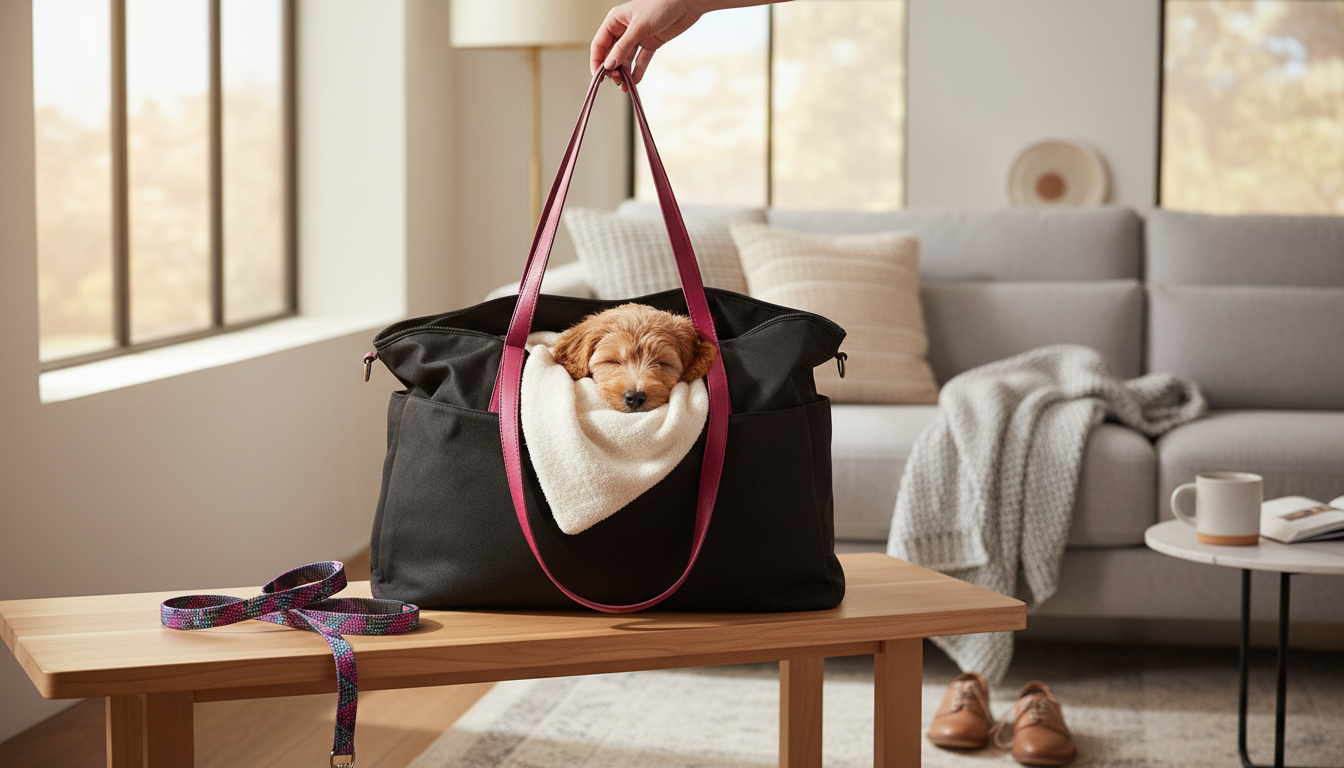 Dog Carrier Bag Tote’n’Go for Small Dogs: Cozy & Safe