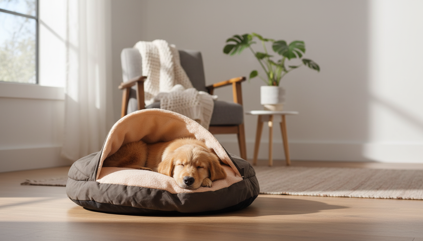 Dog Bed Snuggler: Cozy, Calming Comfort at Home