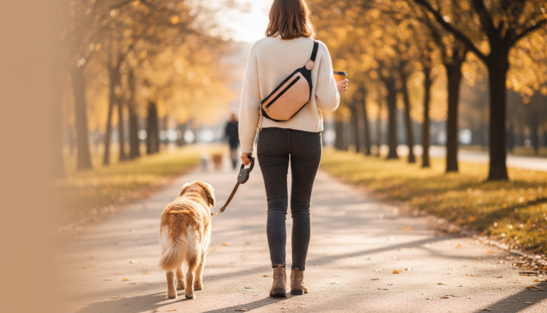 Dog Walking Bag Rover Guide: King Wuff Beige Rover