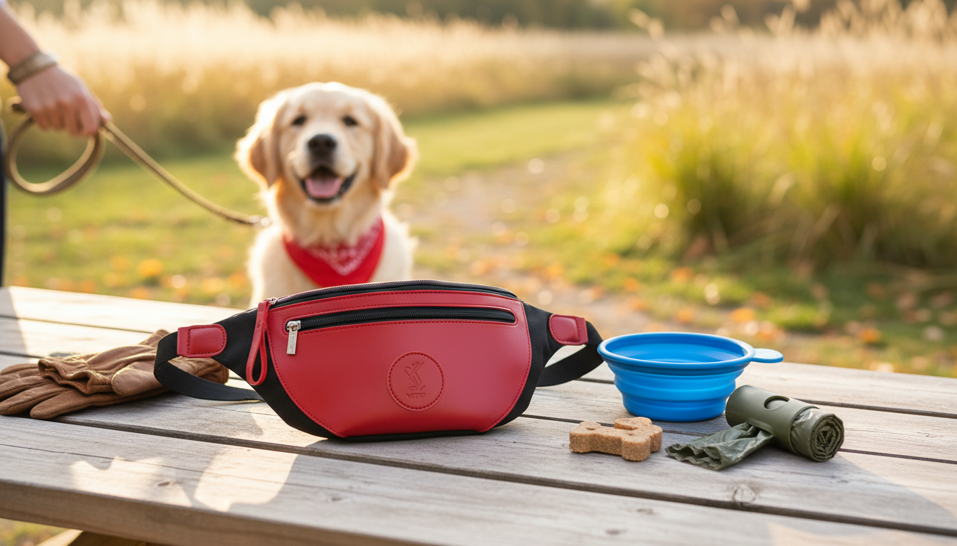 Dog Walking Bag Rover Guide: Red Rover Waist Pack