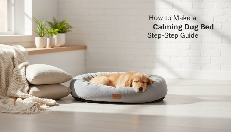 How to Make a Calming Dog Bed: Step-by-Step Guide