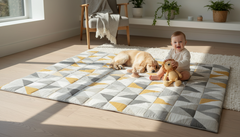 What Is the Best Baby Play Mat? Non-Toxic, Pet-Friendly