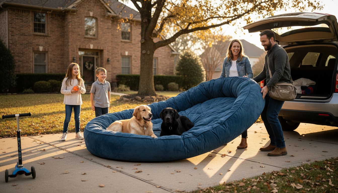 Human-Sized Dog Beds: What They Are & What to Look For