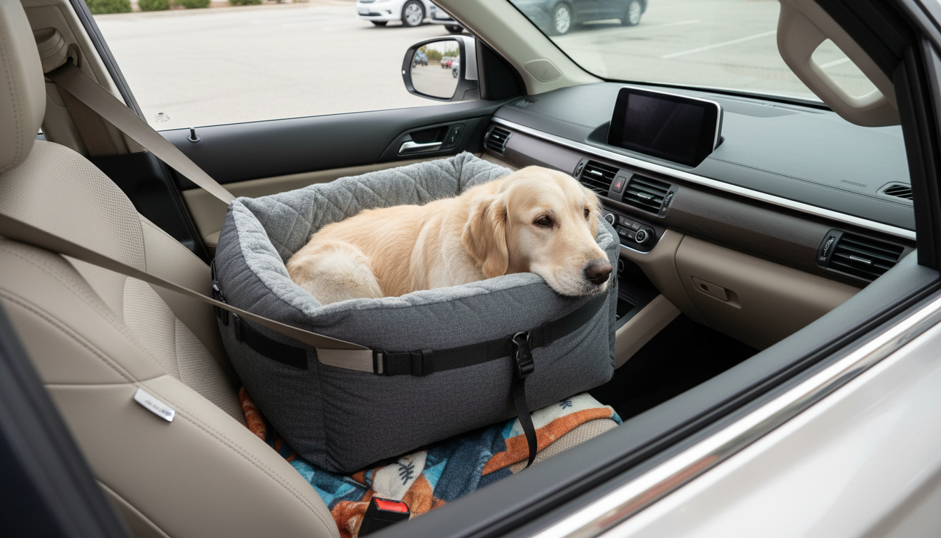 Dog Car Seat in the Front Seat? Safety Rules to Know