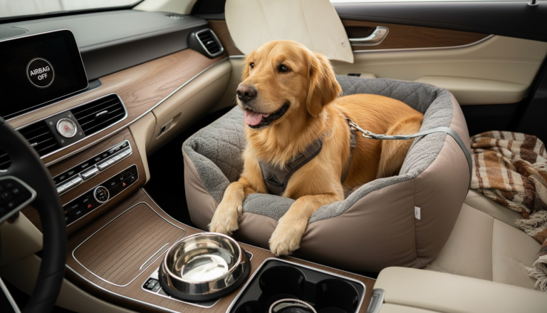 Dog in the Front Seat? Safety Tips, Airbags & Setup