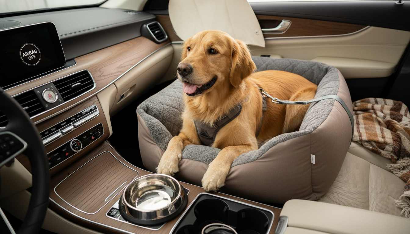 Dog in the Front Seat? Safety Tips, Airbags & Setup