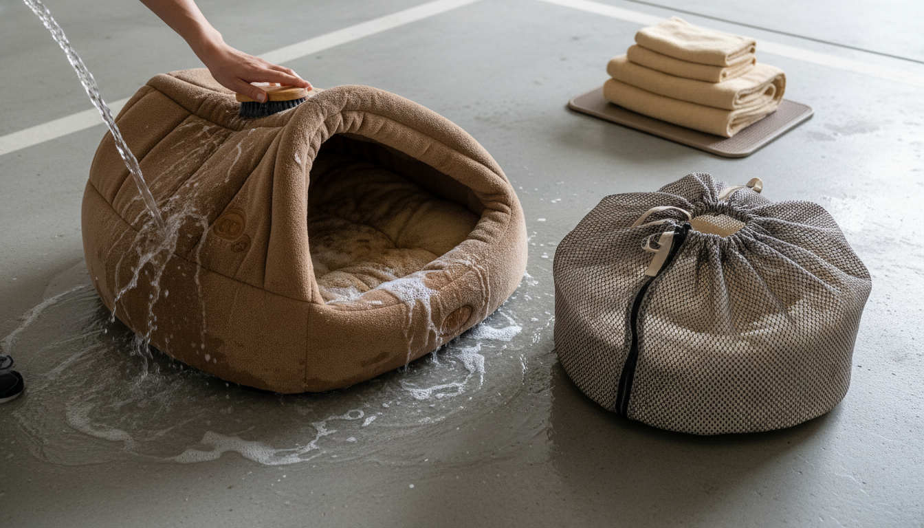 How to Wash a Cozy Cave Dog Bed Without Ruining It