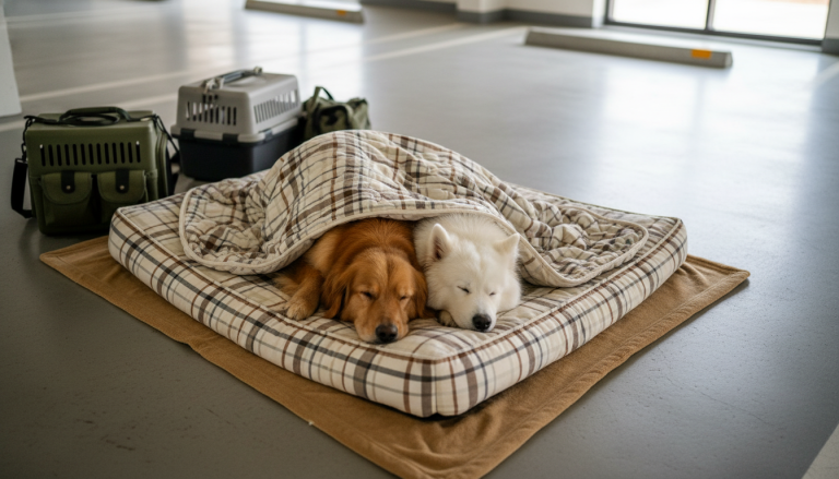 Should Dogs Sleep With a Blanket at Night?