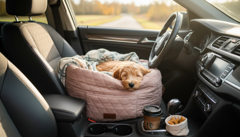 Puff Puppy Dog Car Seat Carrier Bag: Cozy, Safer Rides