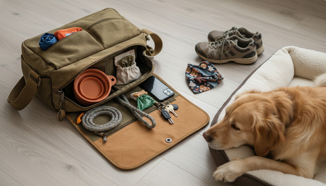 Organize Your Dog Walking Bag: Simple Pocket System