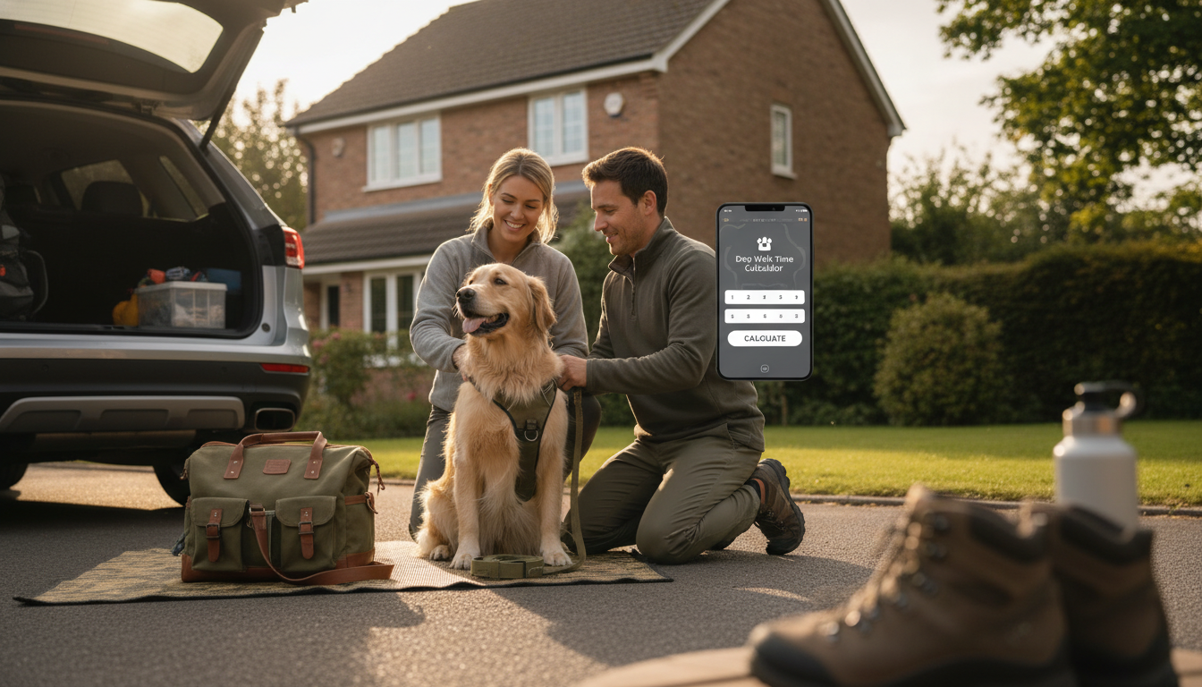 Dog Walk Time Calculator: Find the Right Daily Minutes