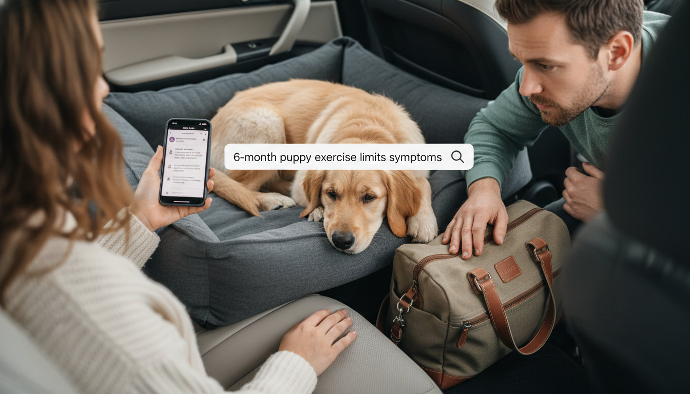 6-Month Puppy Exercise Limits: Signs It’s Too Much