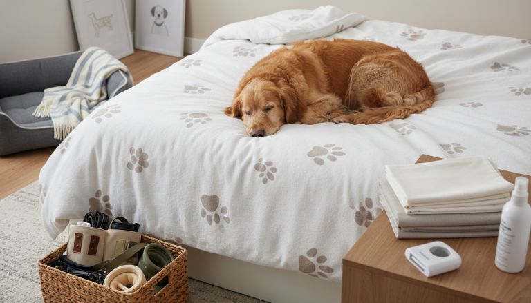 Dog in Your Bed? Keep Sheets Clean With Simple Routines