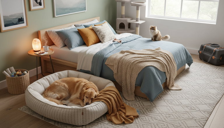 Turn Your Bedroom Into a Cozy Retreat (Pet-Friendly Tips)