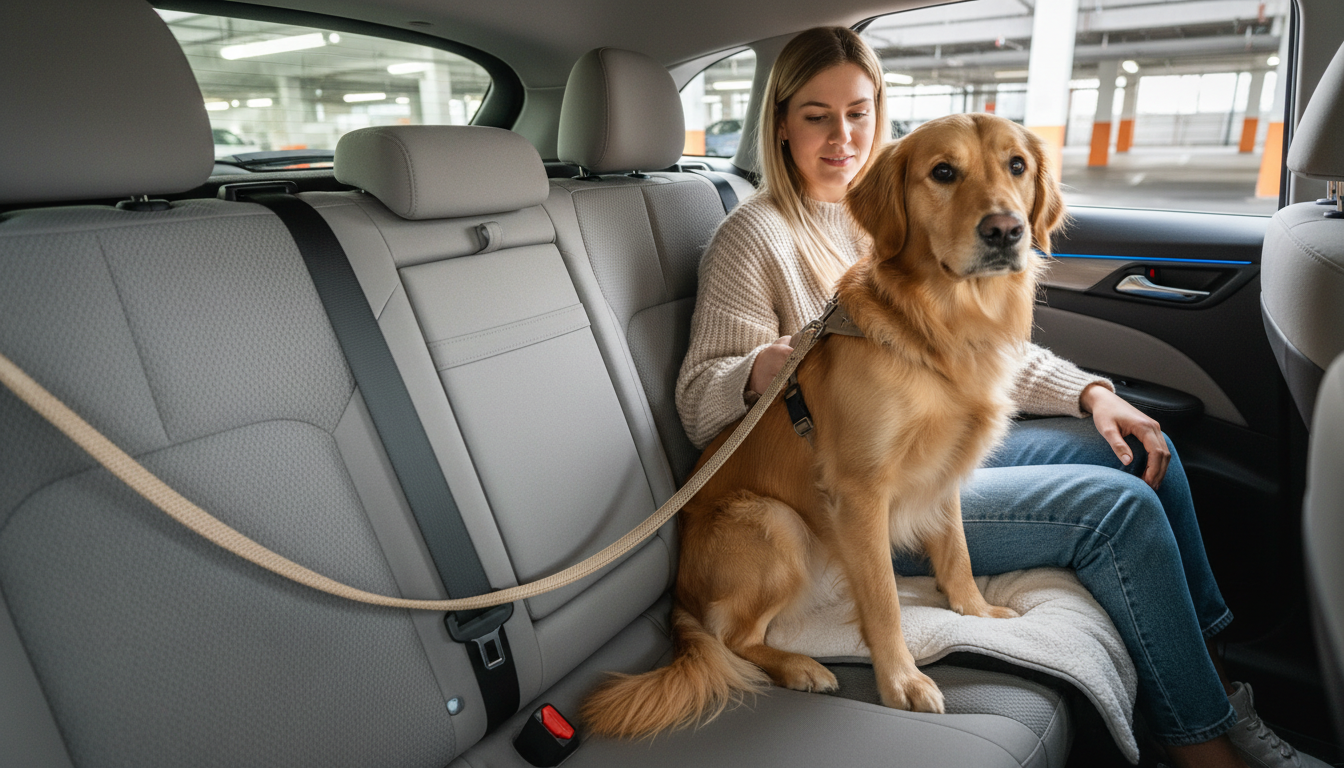 Secure Your Dog in a Car Using Only a Leash (Safely)