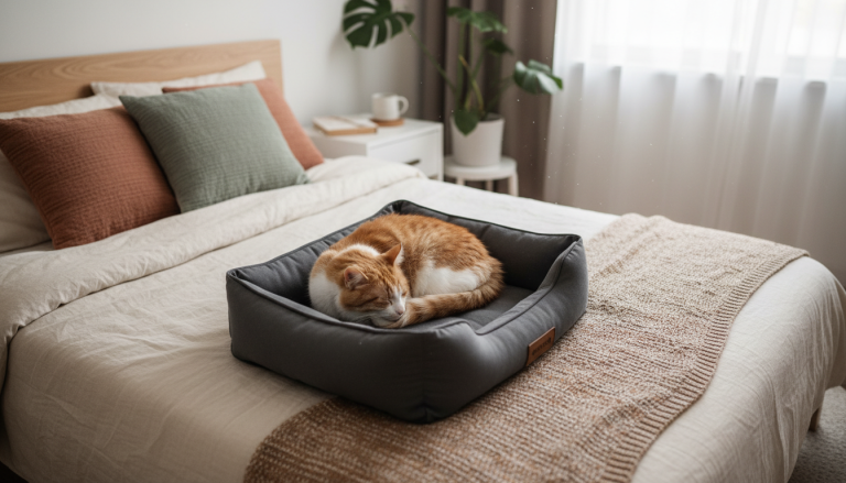 Cat Sleeping on Your Bed at Night: Pros, Cons, Tips