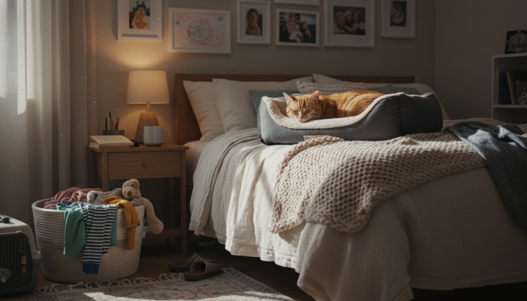 Sleeping With a Cat on Your Bed: Pros, Cons & Tips