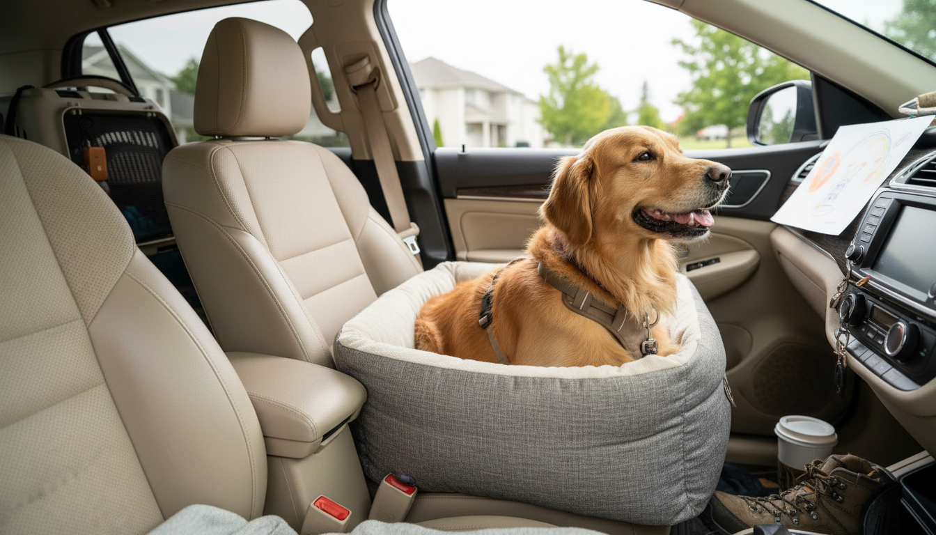 Dog in the Front Seat: Safety, Airbags & Best Tips