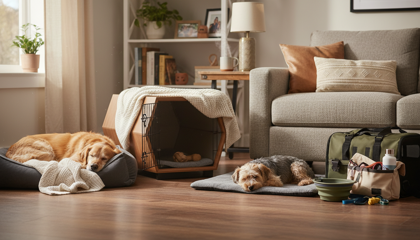 Bedroom vs Living Room: Best Sleep Spot for Dogs