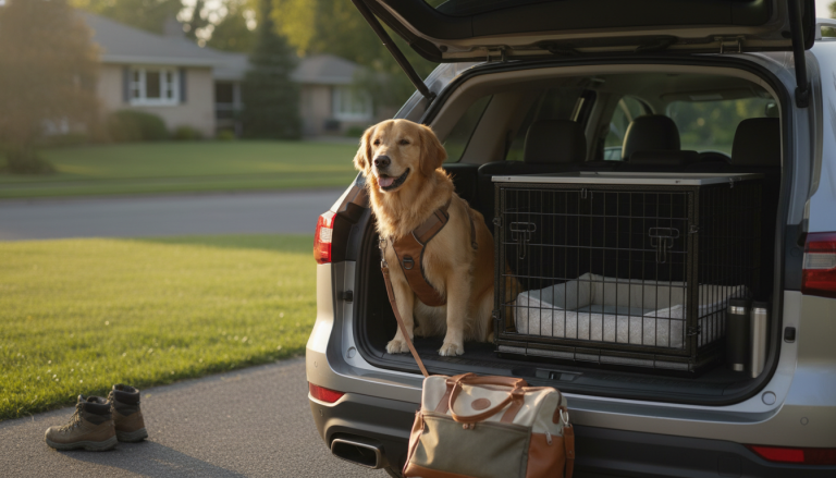 Best Car Safety for Large Dogs: Harness vs Crate