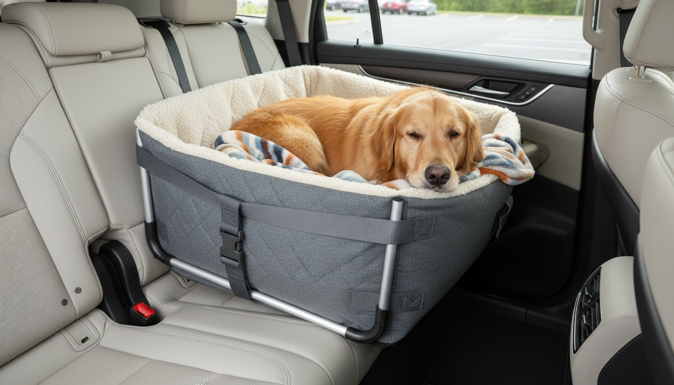 Best Car Seat for Large Dogs: Safe, Stable & Comfy