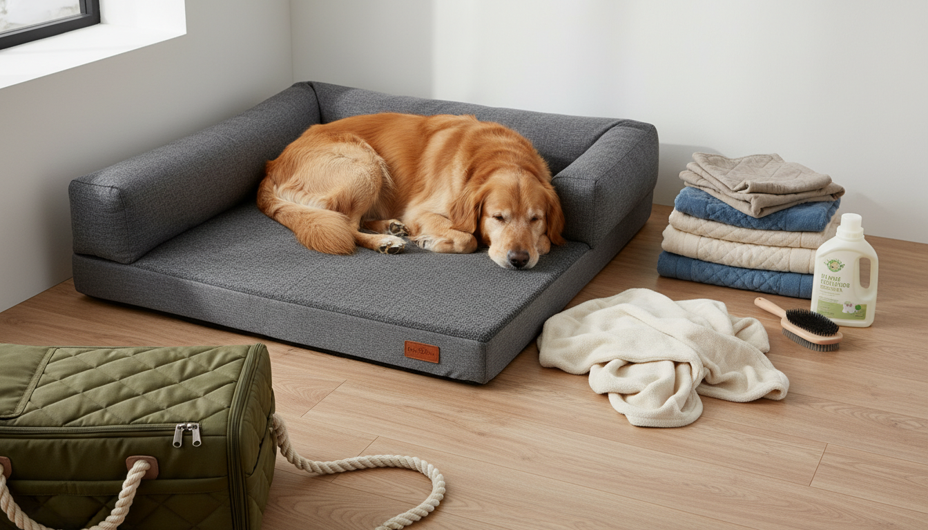 Best Material for a Dog to Sleep On: Foam, Covers & Care