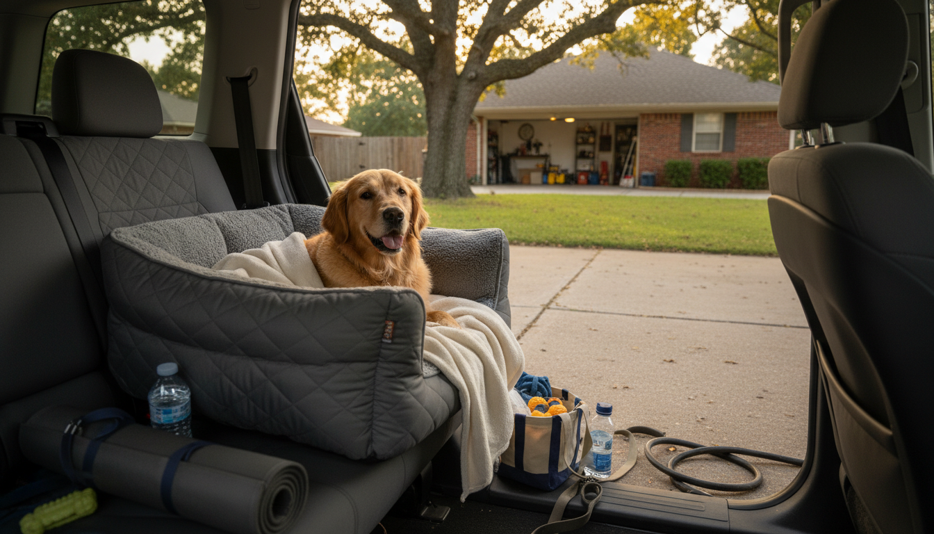 Luxury Dog Car Seat for Large Dogs: Comfort & Safety