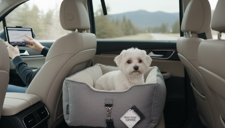 Safest Dog Car Seat for Small Dogs: Crash-Test Tips