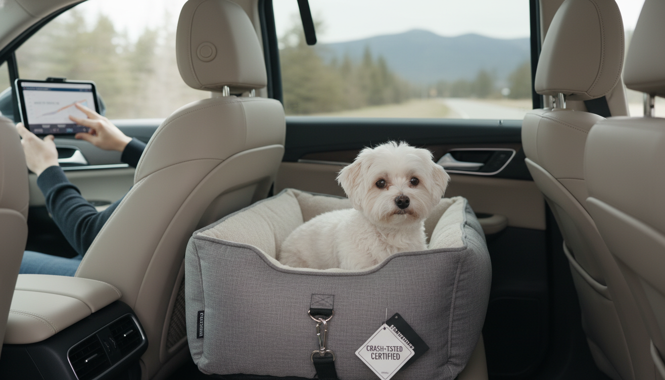Safest Dog Car Seat for Small Dogs: Crash-Test Tips