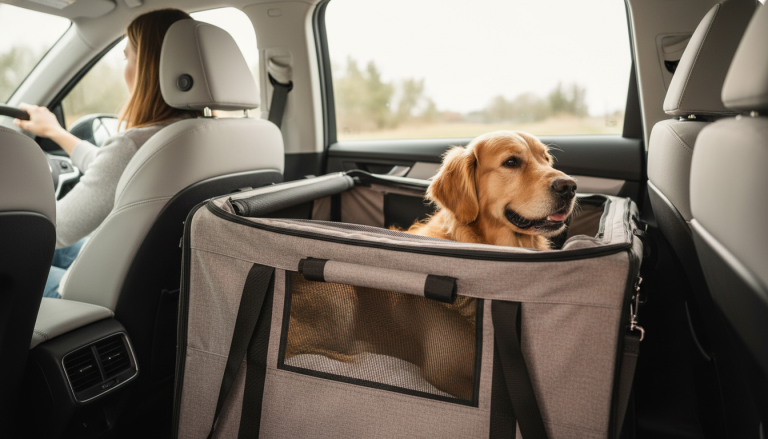 Safest Way to Transport a Large Dog in the Car