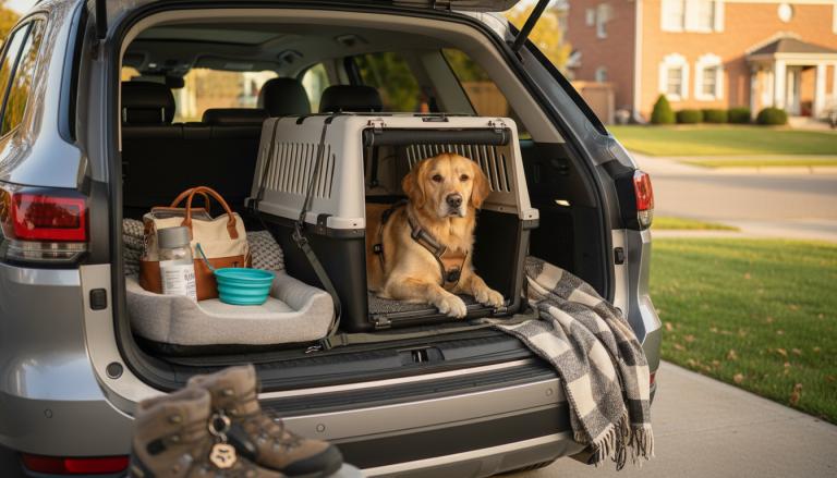 Safest Ways to Travel With a Large Dog in the Car