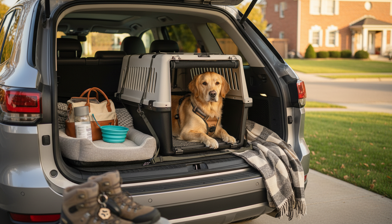 Safest Ways to Travel With a Large Dog in the Car