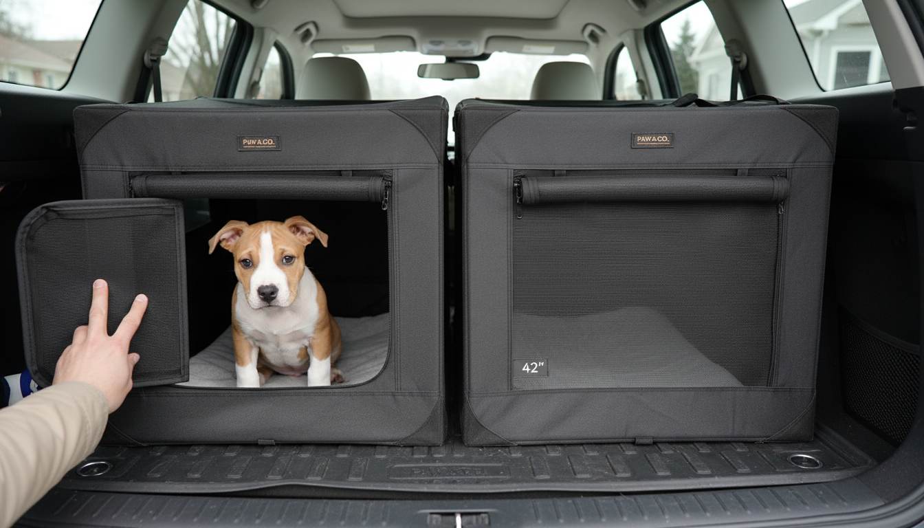 Pitbull Puppy Crate Size: 36 vs 42 Inches (Guide)