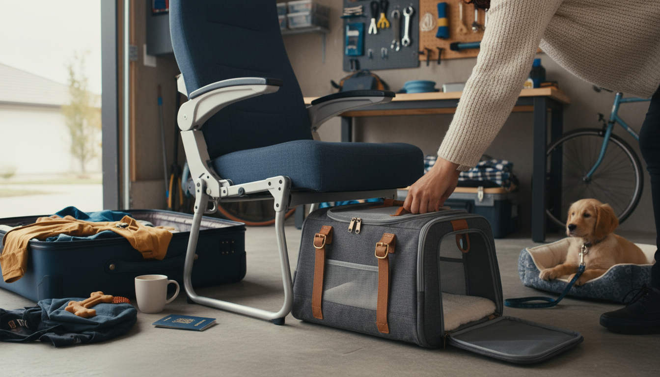 Under-Seat Dog Crate Sizes for Airplane Travel