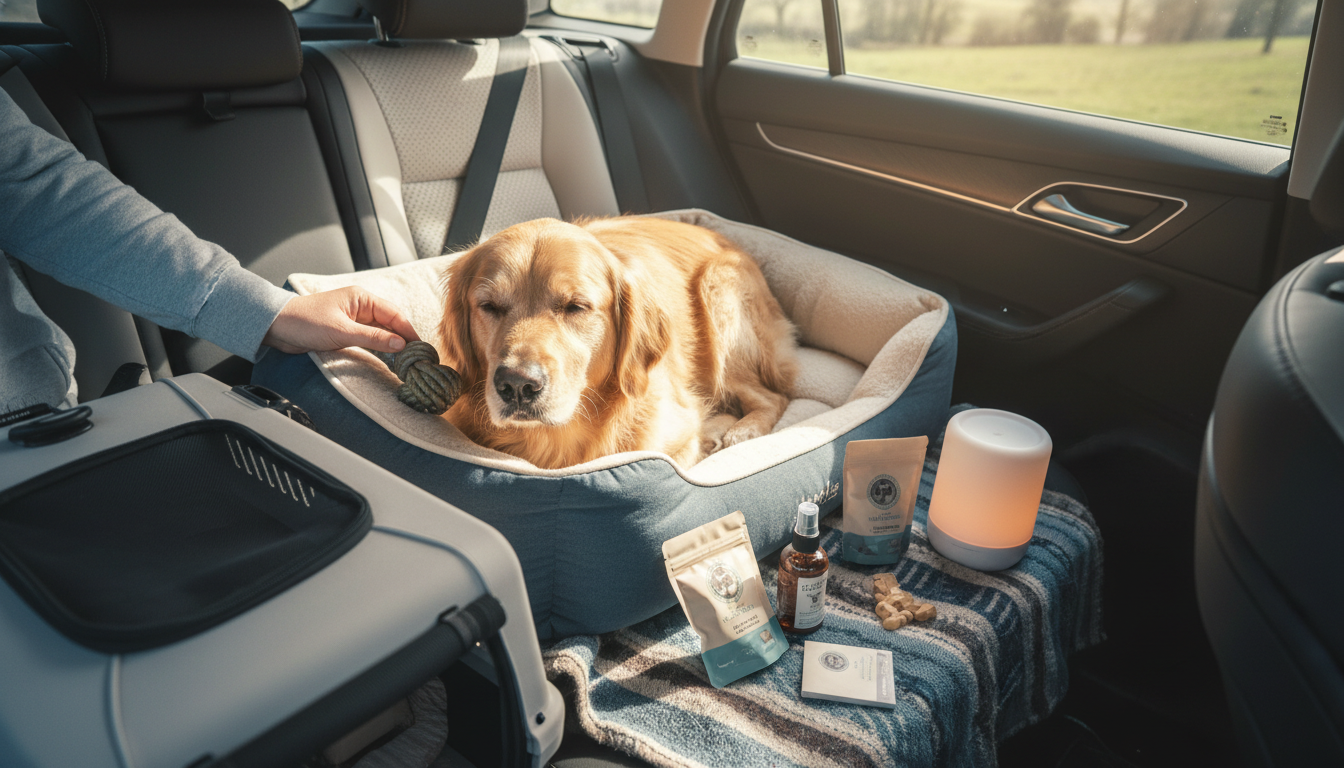 Calming a Dog for Car Rides: Safe Options That Help
